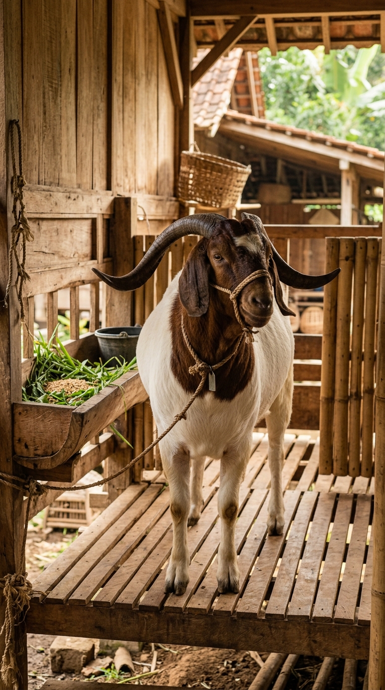 Kambing Qurban sehat tanduk gagah